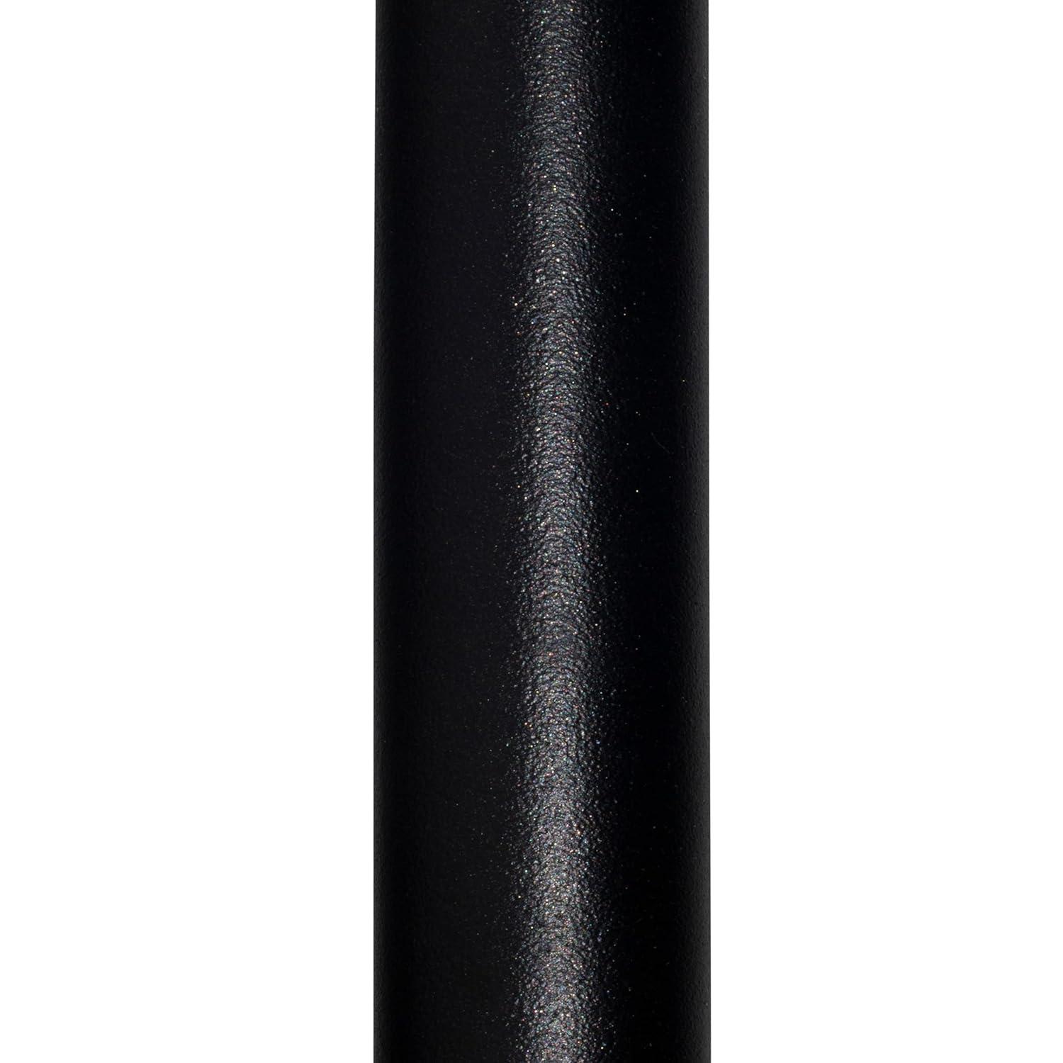 Hillsdale Furniture Williamsburg Geometric Design Metal King Bed, Black Sparkle