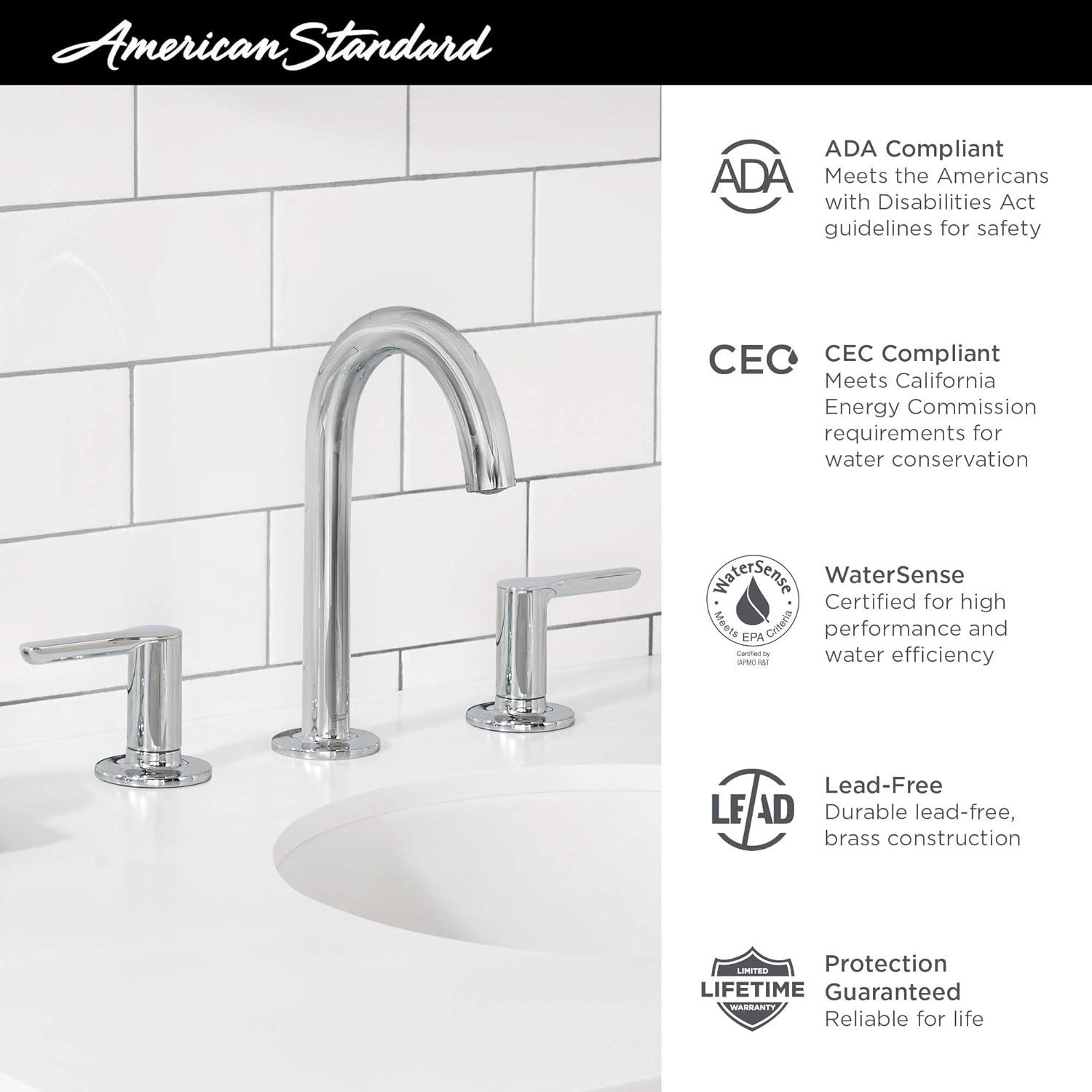 Studio S Widespread 2-handle Bathroom Faucet with Drain Assembly