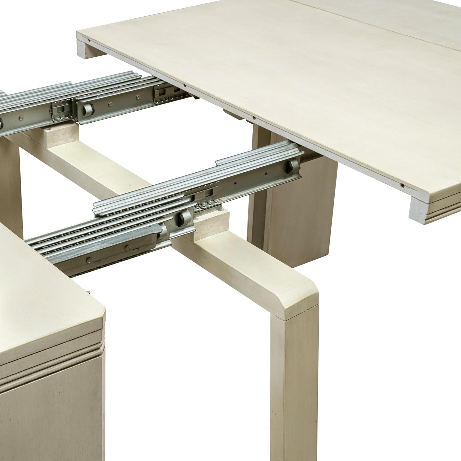 Luxe by East West Furniture Extendable Dining Table - a Rectangle Dining Table Top