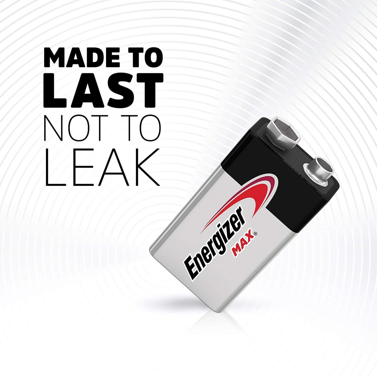 Energizer Max 9V Batteries - 2pk Alkaline Battery