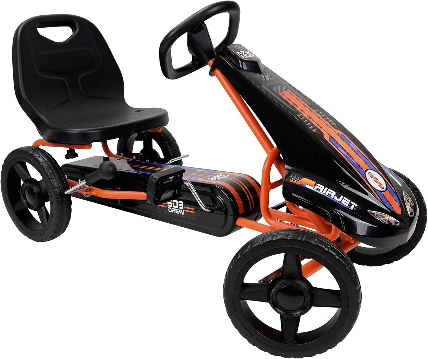 Air Jet Pedal Kids Go Kart, Orange