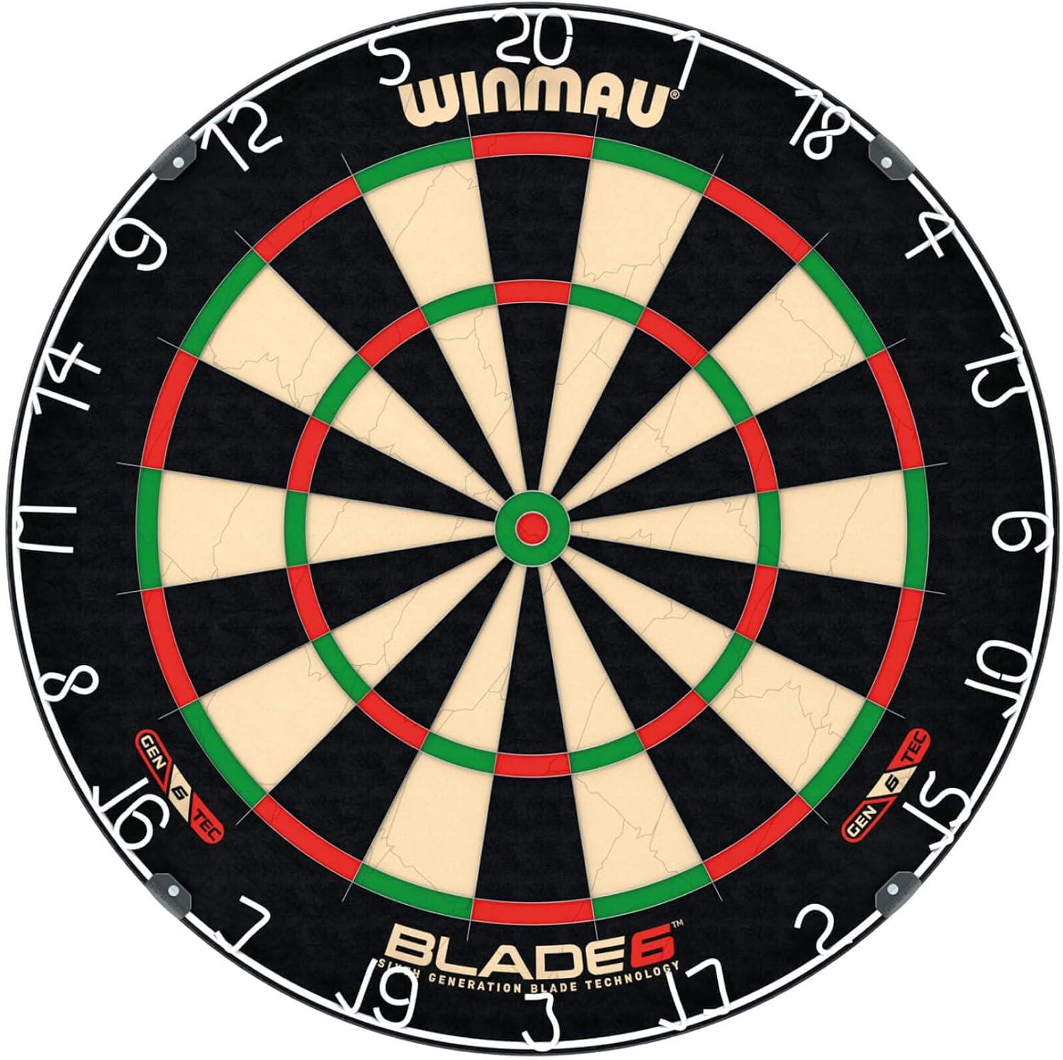 Blade 6 Professional Black and Beige Bristle Dartboard