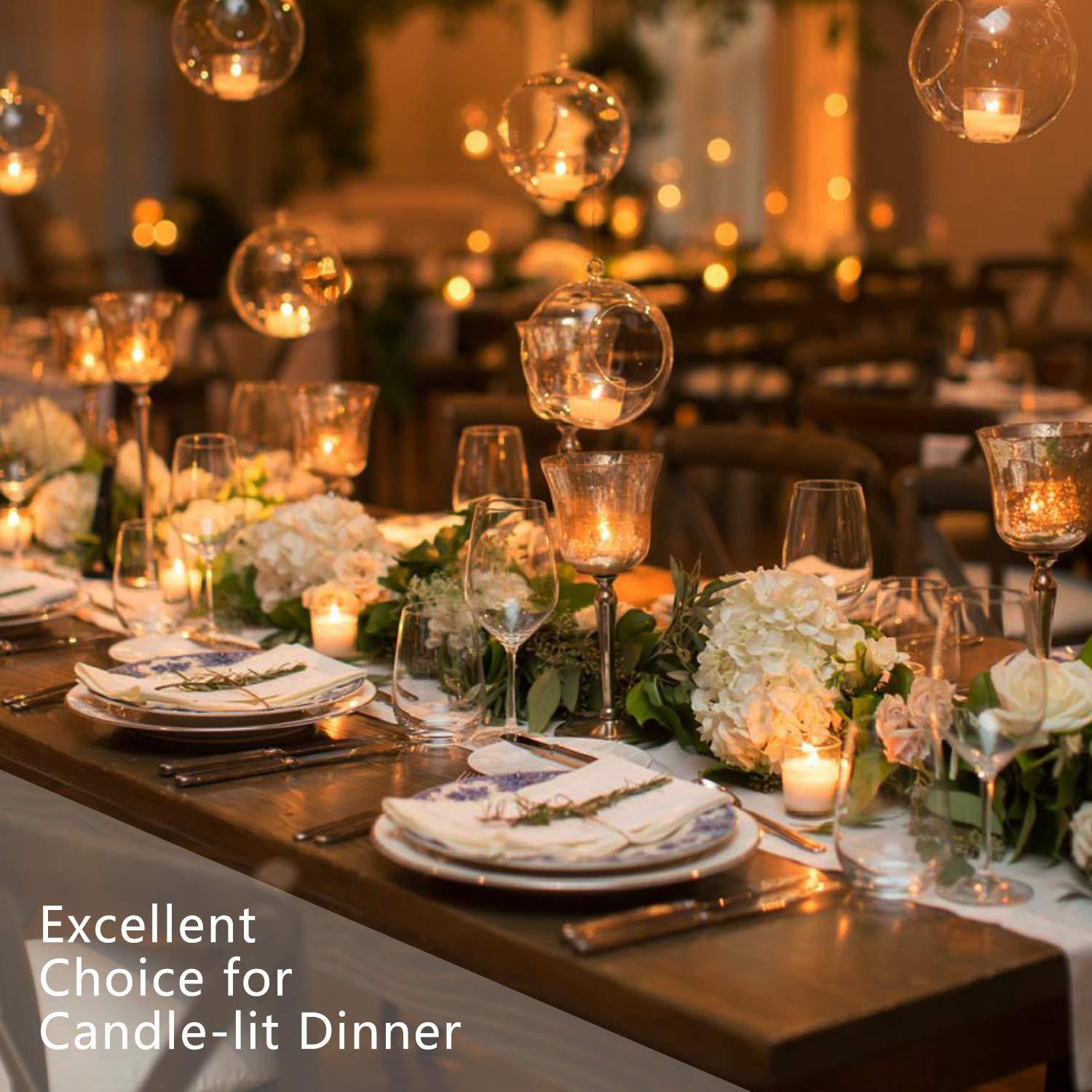 Novelty Place 12 Pcs Flameless LED Tea Light Candles Flickering Electric Tealight Candles Battery-Powered