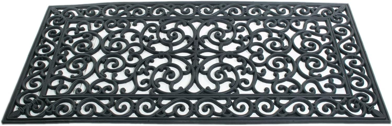 Imports Decor Rubber Doormat, Brooklyn, 24-Inch by 48-Inch