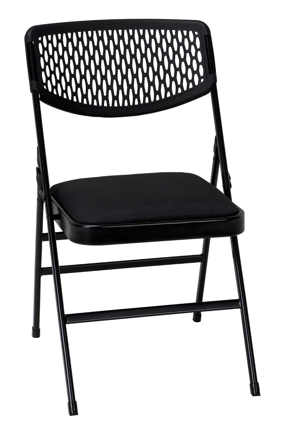 COSCO Ultra Comfort Commercial XL Premium Fabric Padded Folding Chair