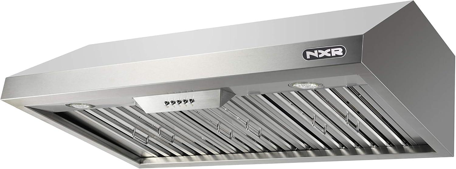 NXR Professional Ranges 30" Stainless Steel 800 CFM Under Cabinet Range Hood with Baffle Filter