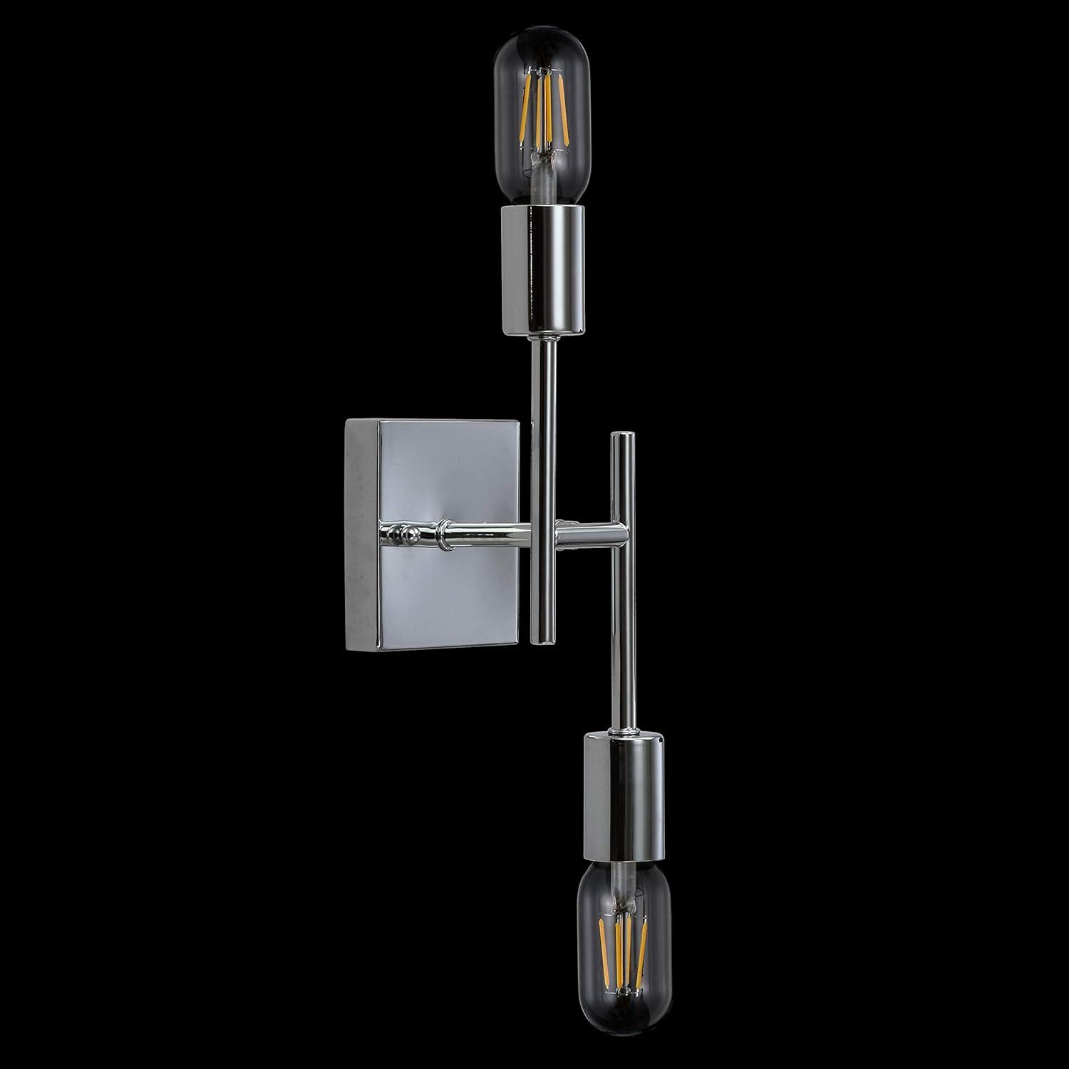 Turing 18.75" Polished Chrome LED Wall Sconce for Modern Homes