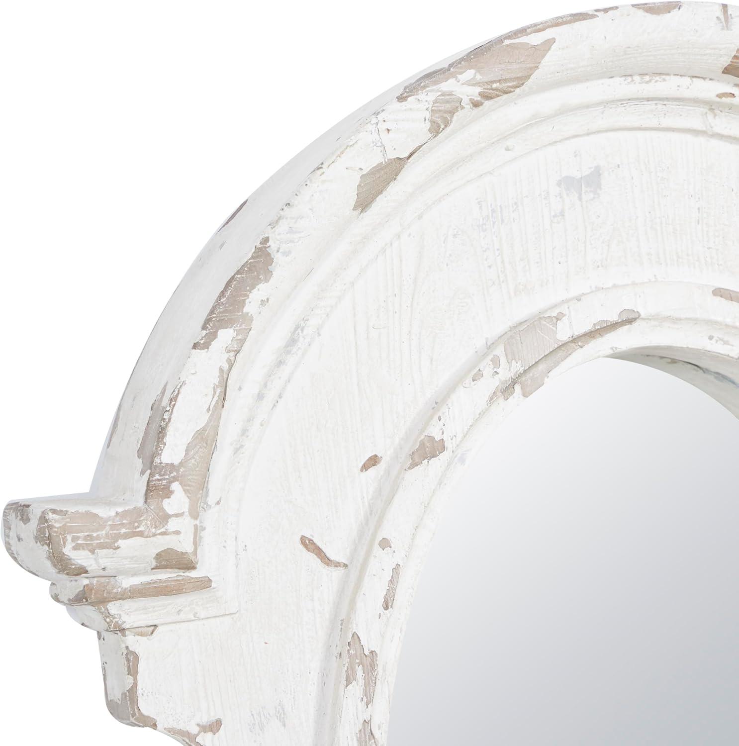 Halma Solid Wood Arch Wall Mirror