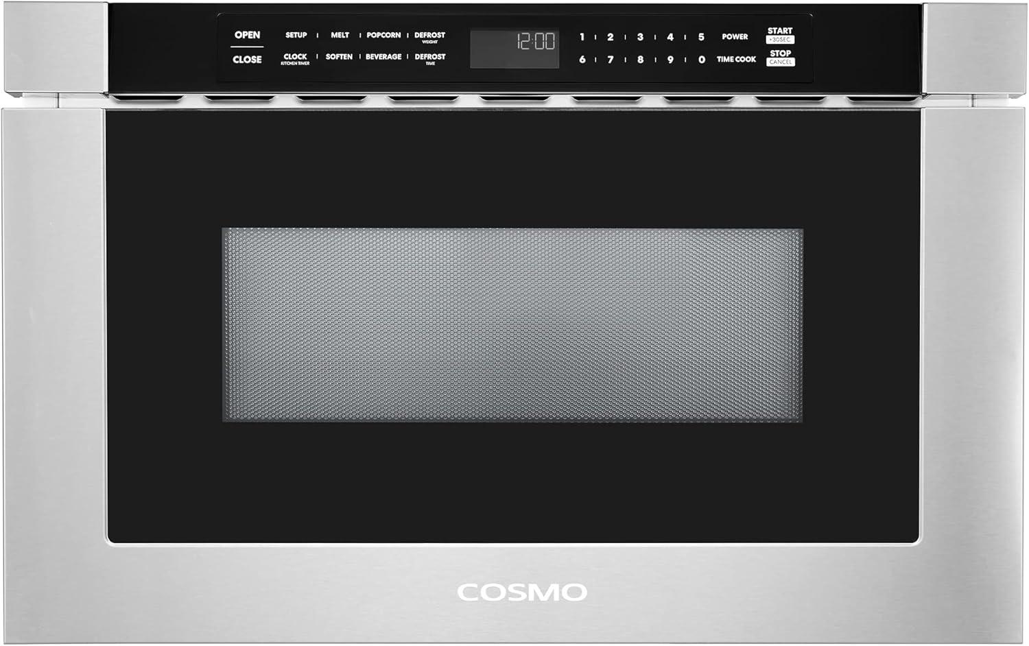 24'' Stainless Steel Built-In Microwave Drawer with Touch Controls