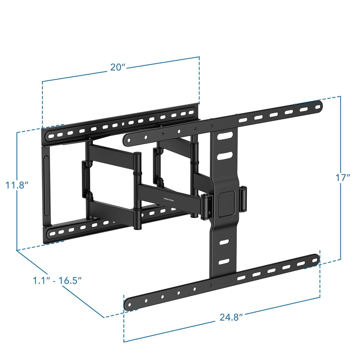 Mount It ADA Compliant Full Motion TV Wall Mount With Ultra-Slim Profile | Wayfair