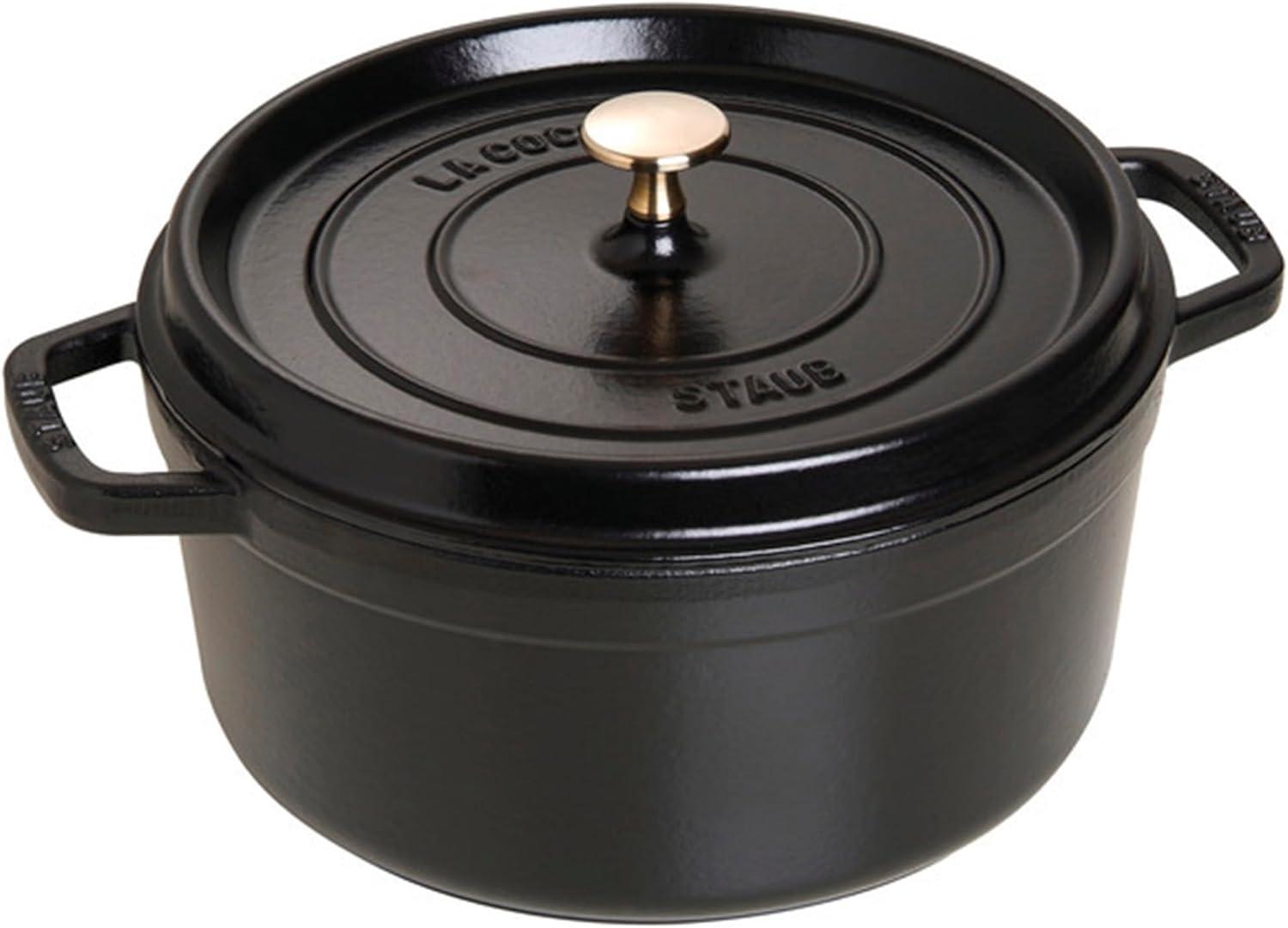 STAUB Cast Iron 5.5-qt Round Cocotte