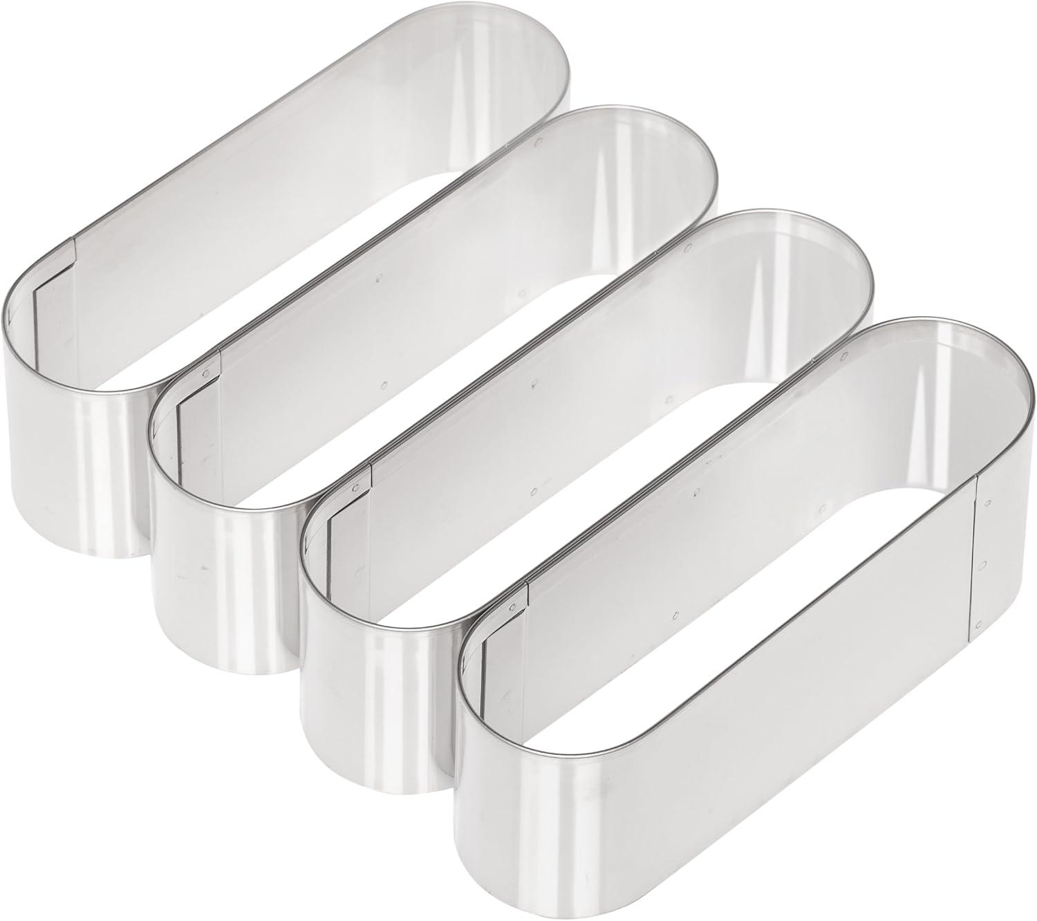 Ateco Stainless Steel Oval Cookie Cutter Set