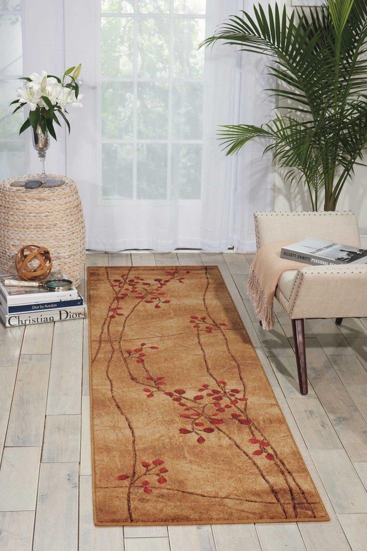 Nourison Somerset Nature Latte 5'6" x ROUND Area Rug, (6 Round)