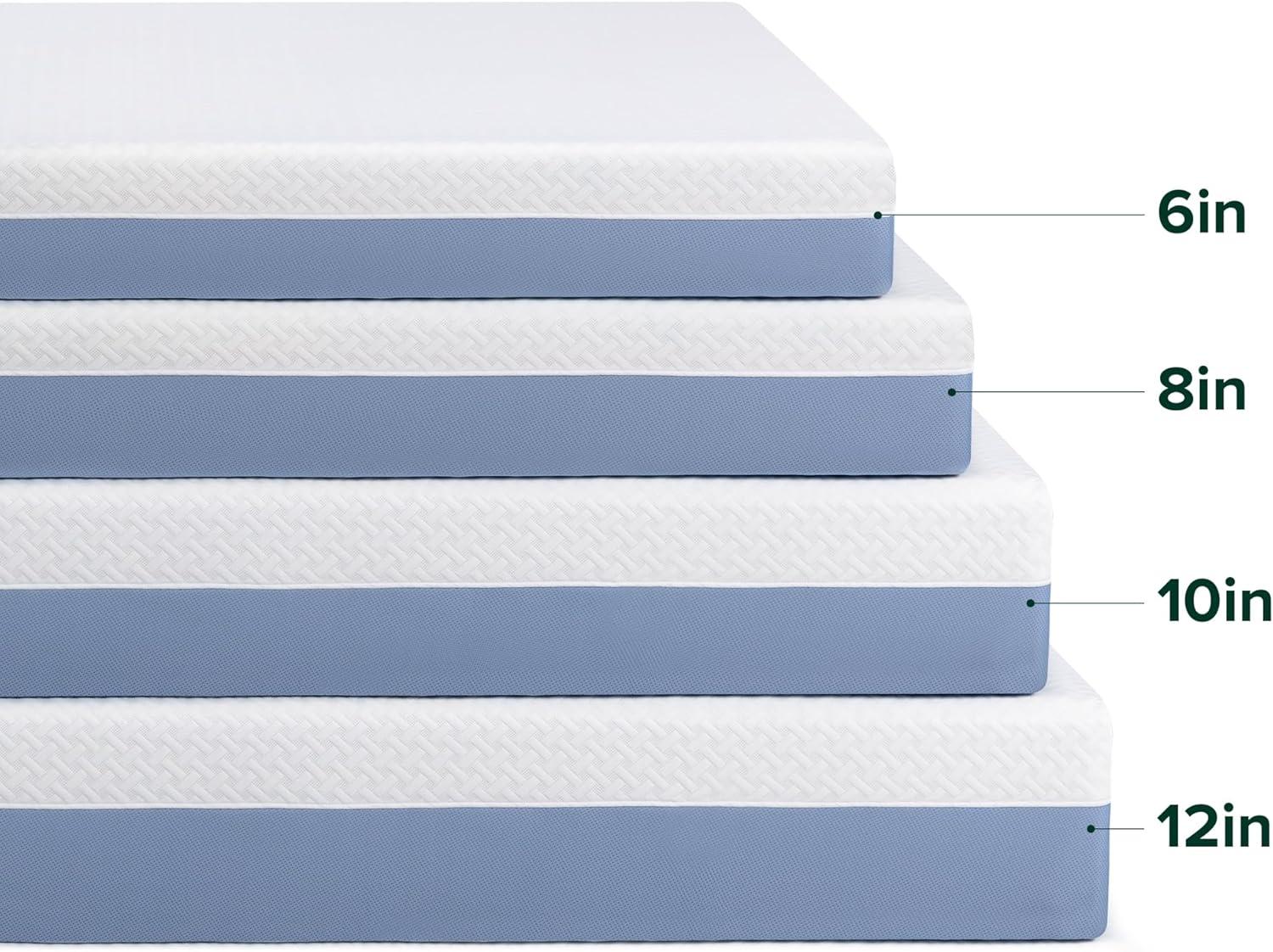 Full 8-Inch Cooling Airflow Memory Foam Mattress