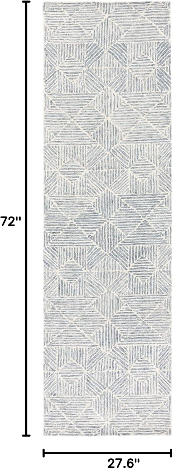 SAFAVIEH Abstract Brock Geometric Area Rug, Gray/Ivory, 8' x 10'
