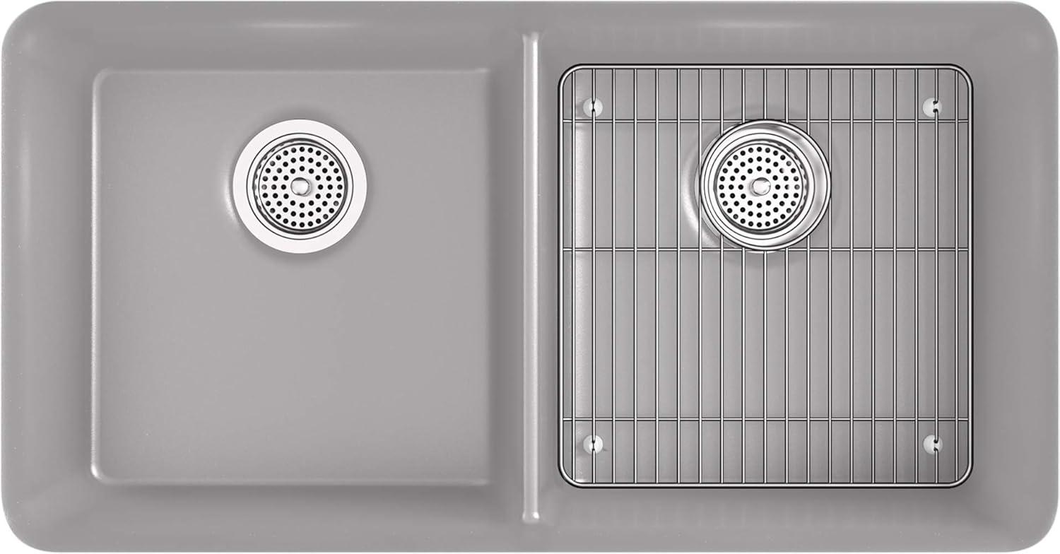 Cairn® 34" L x 18" W Under-Mount Double-Equal Kitchen Sink