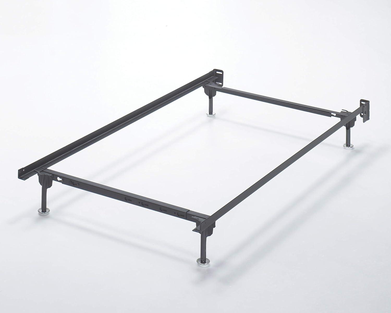 Signature Design by Ashley Contemporary Frames and Rails Twin/Full Bolt on Bed Frame  Metallic