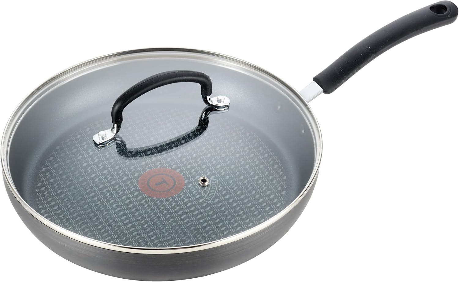 T-fal 12" Hard Anodized Nonstick Fry Pan with Lid