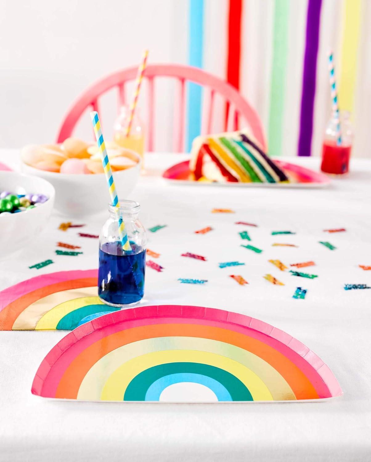 Servilletas Brillantes con Forma de Arcoíris: Divertidas y Coloridas para Cualquier Celebración