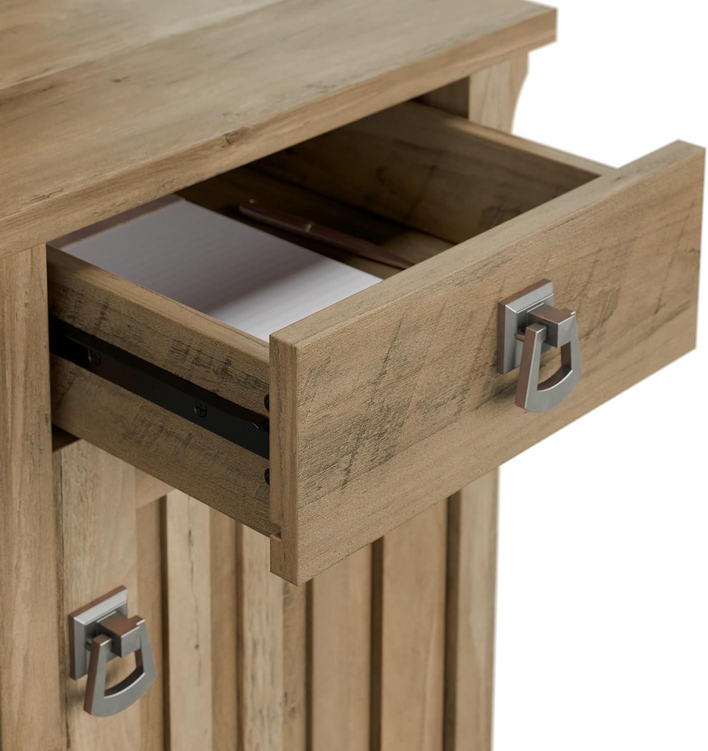 Bush Furniture Salinas Mission 48" Computer Desk and Hutch, Reclaimed Pine