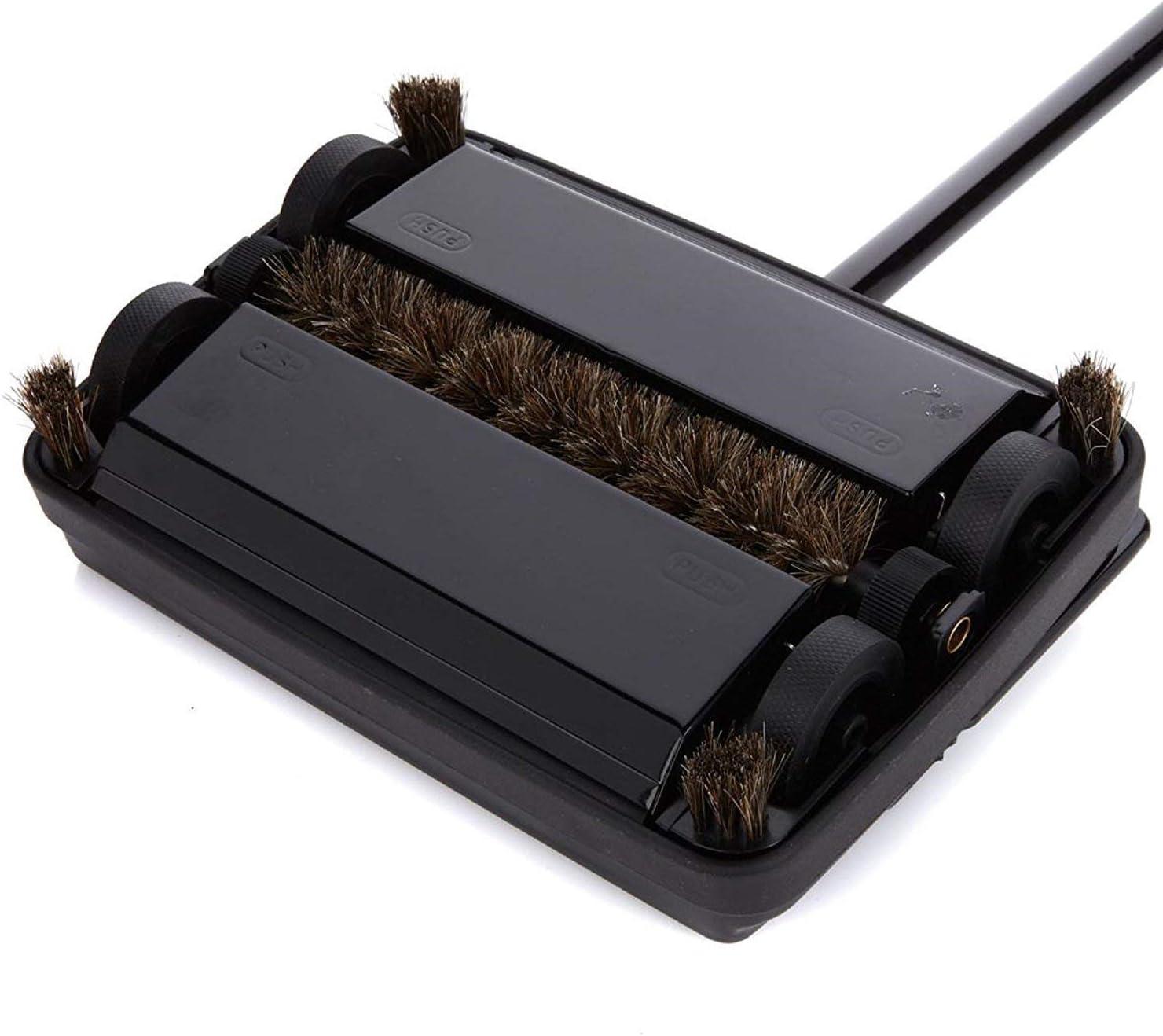 Black Metal Electrostatic Carpet and Floor Sweeper