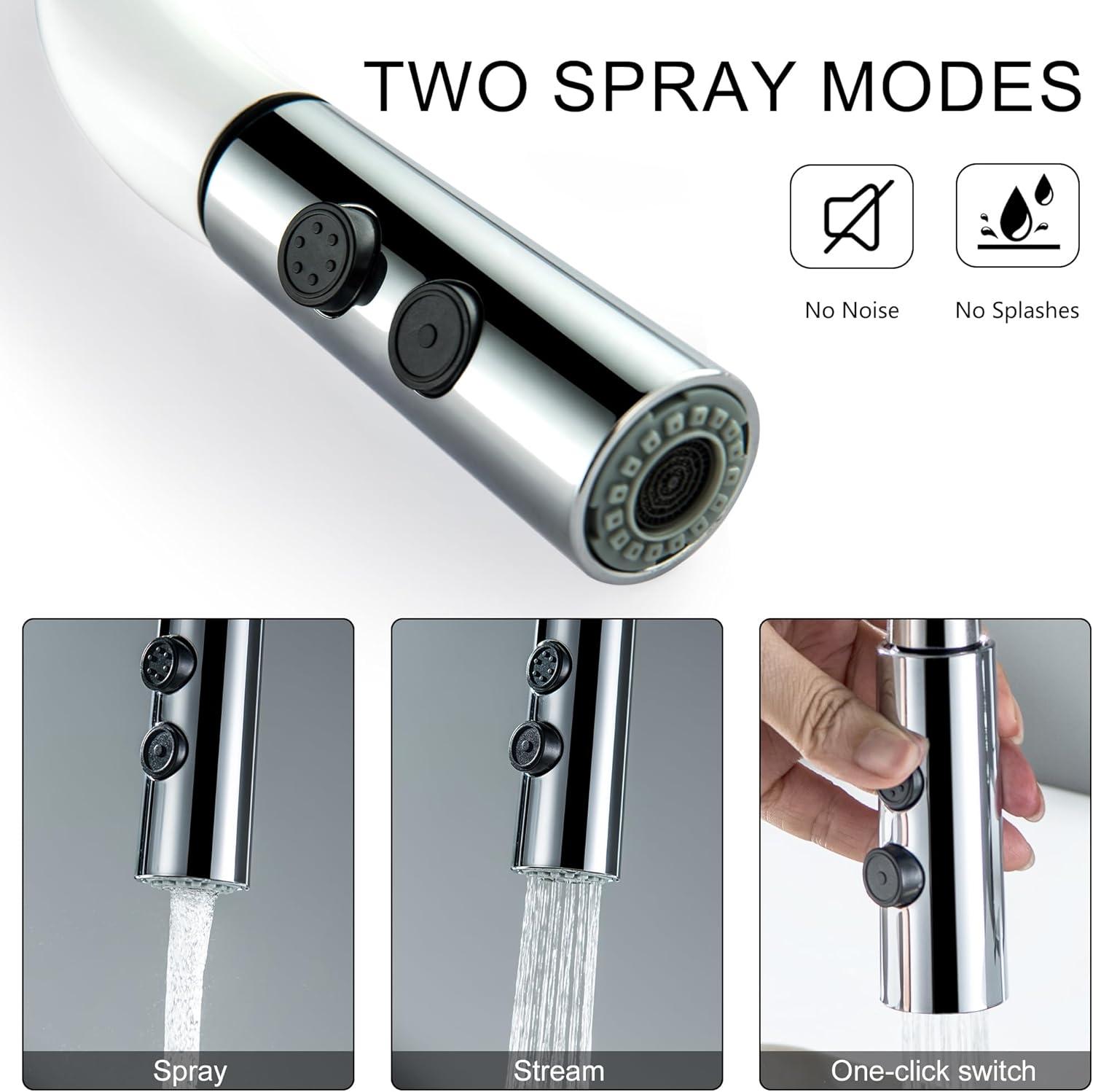 VIBRANTBATH VIBRANTBATH Pull Out Kitchen Faucet 4034-BGK