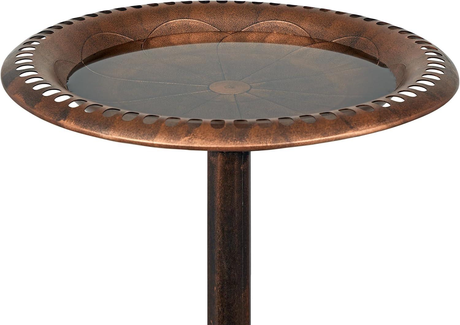 Alpine Pedestal Birdbath with Scrollwork Base and Stakes & Reviews | Wayfair