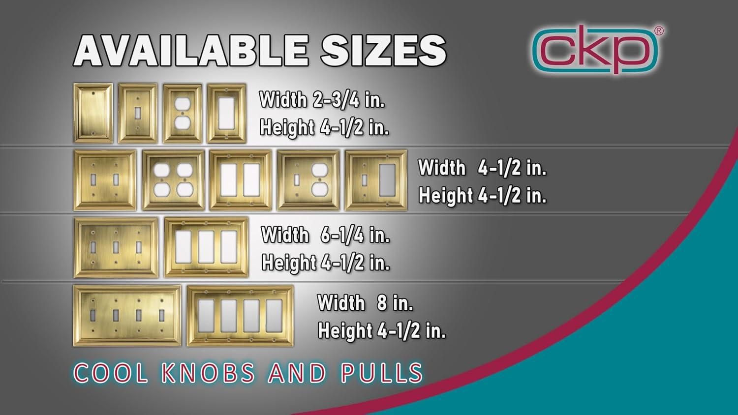 CKP Impressions 1 - Gang Rocker Standard Wall Plate