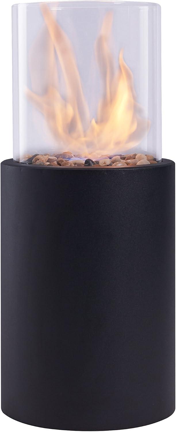 Danya B. Indoor / Outdoor Portable Tabletop Fire Pit – Small Clean-Burning Bio Ethanol Ventless Fireplace - Large