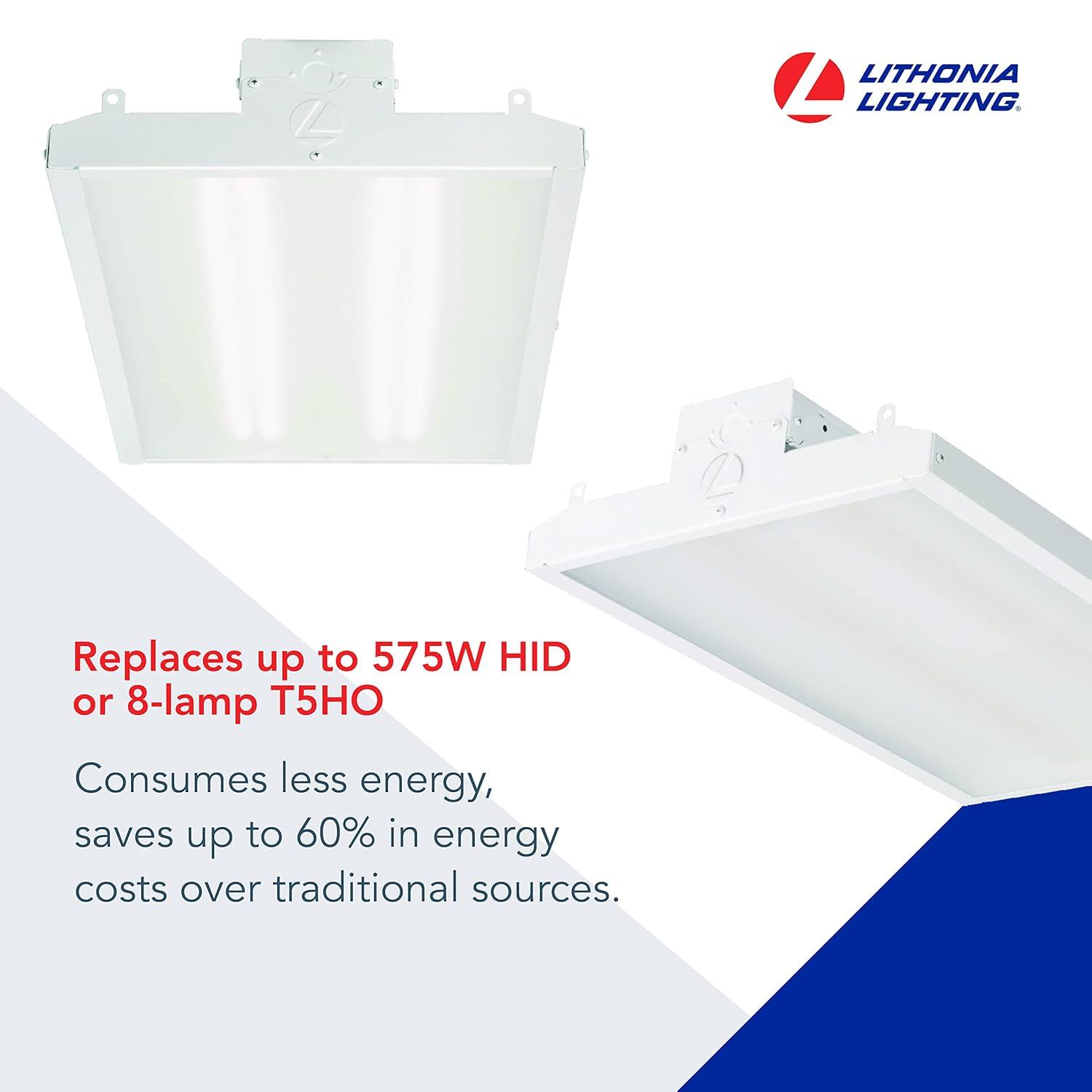 Lithonia Lighting Dimmable Rectangle High Bay Ceiling Light