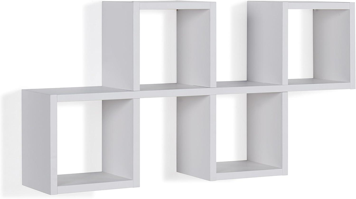 30" x 15.25" Cubby Chessboard Wall Shelf White - Danya B.
