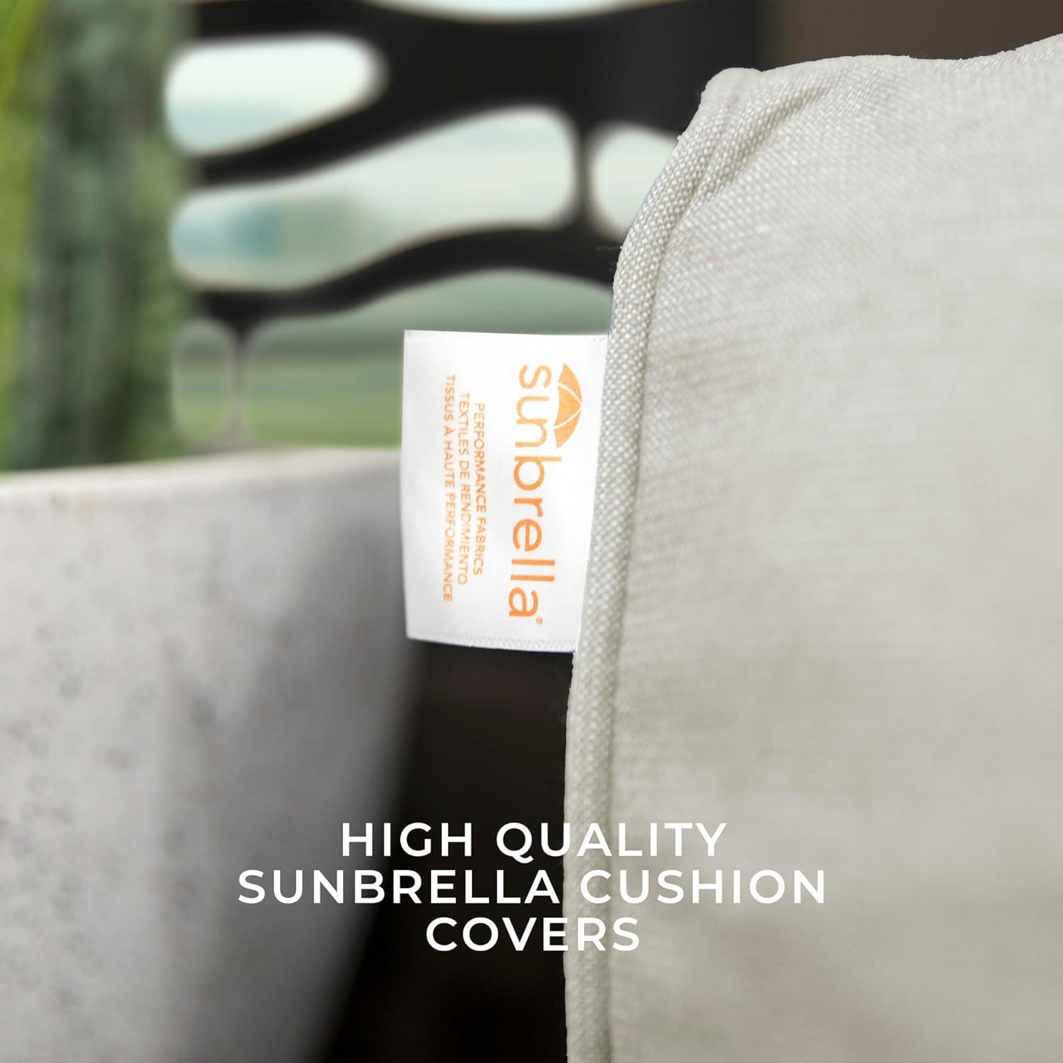 Backyard Discovery Backyard Discovery Ridgedale 12' x 8' Modern Galvanized Steel Cabana Corner Pergola with Shade Sail Canopy and Conversation Seating