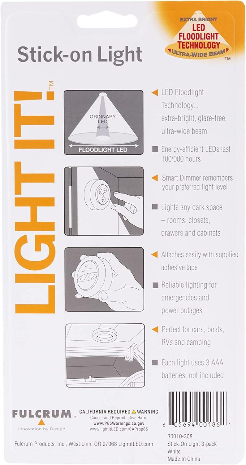 3 - Light Under Cabinet Puck Light