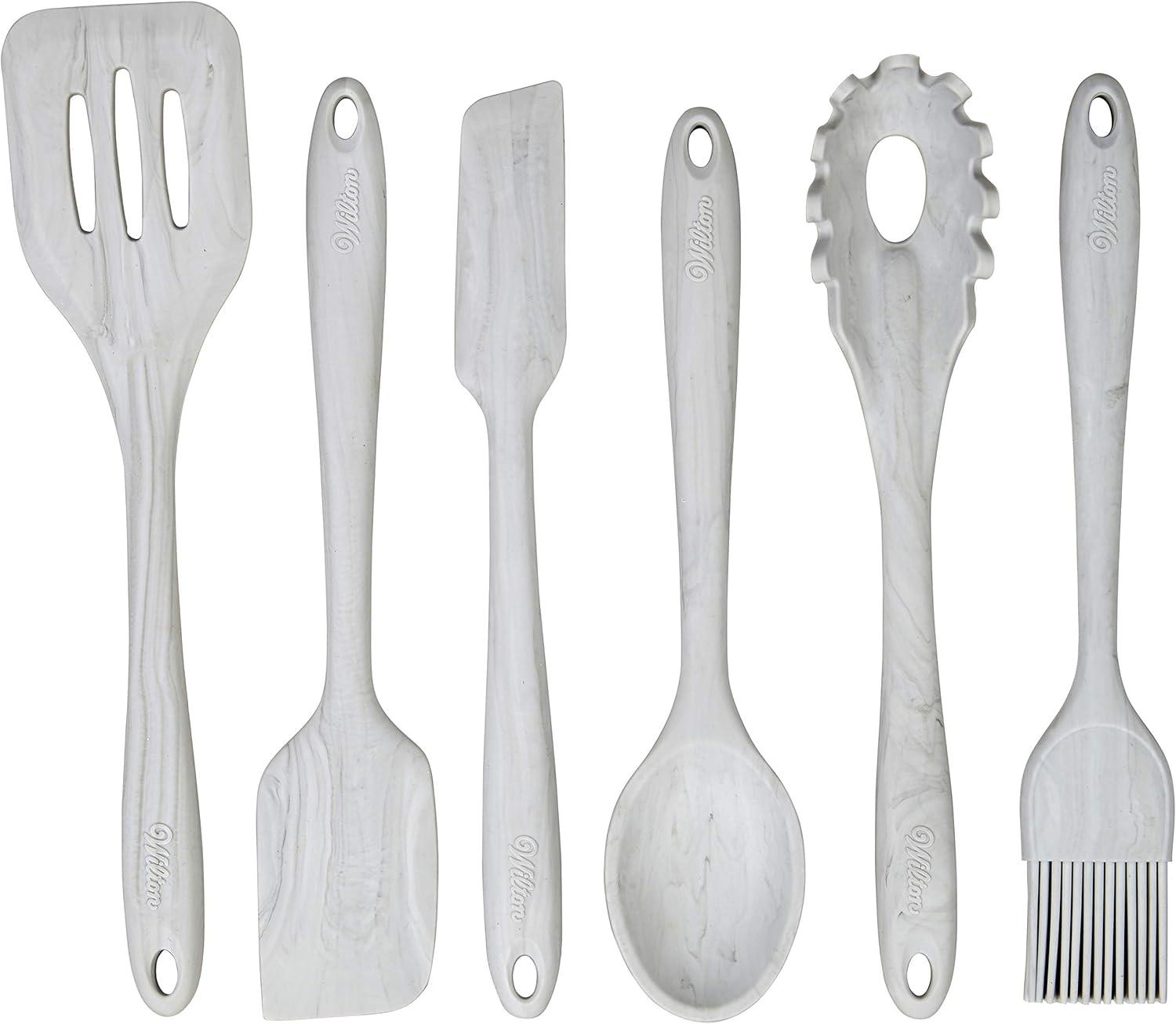 Wilton Marble Silicone 6-Piece Kitchen Utensil Set