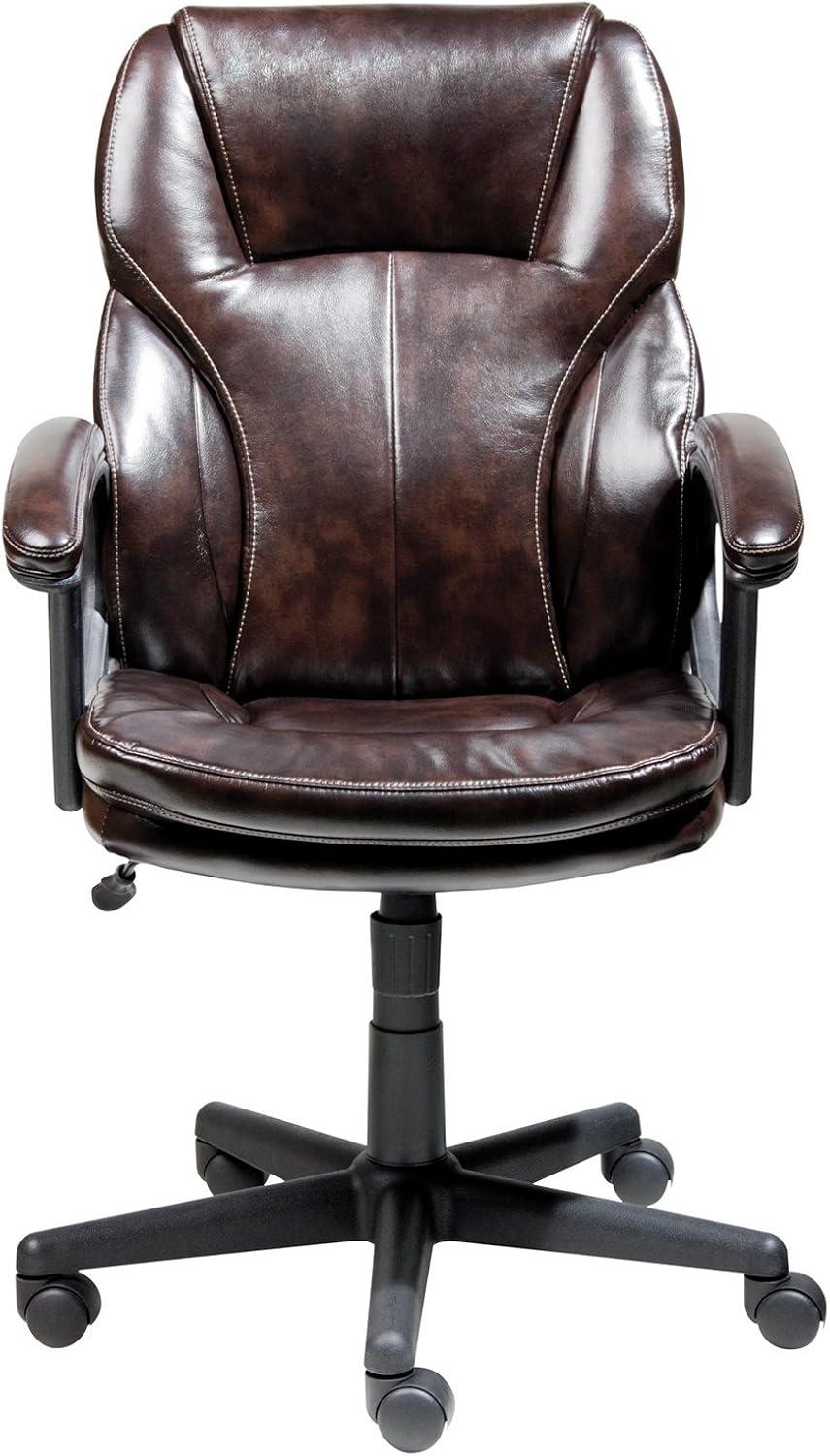 Serta Mitchell Ergonomic Manager's Office Chair, Roasted Chestnut Brown