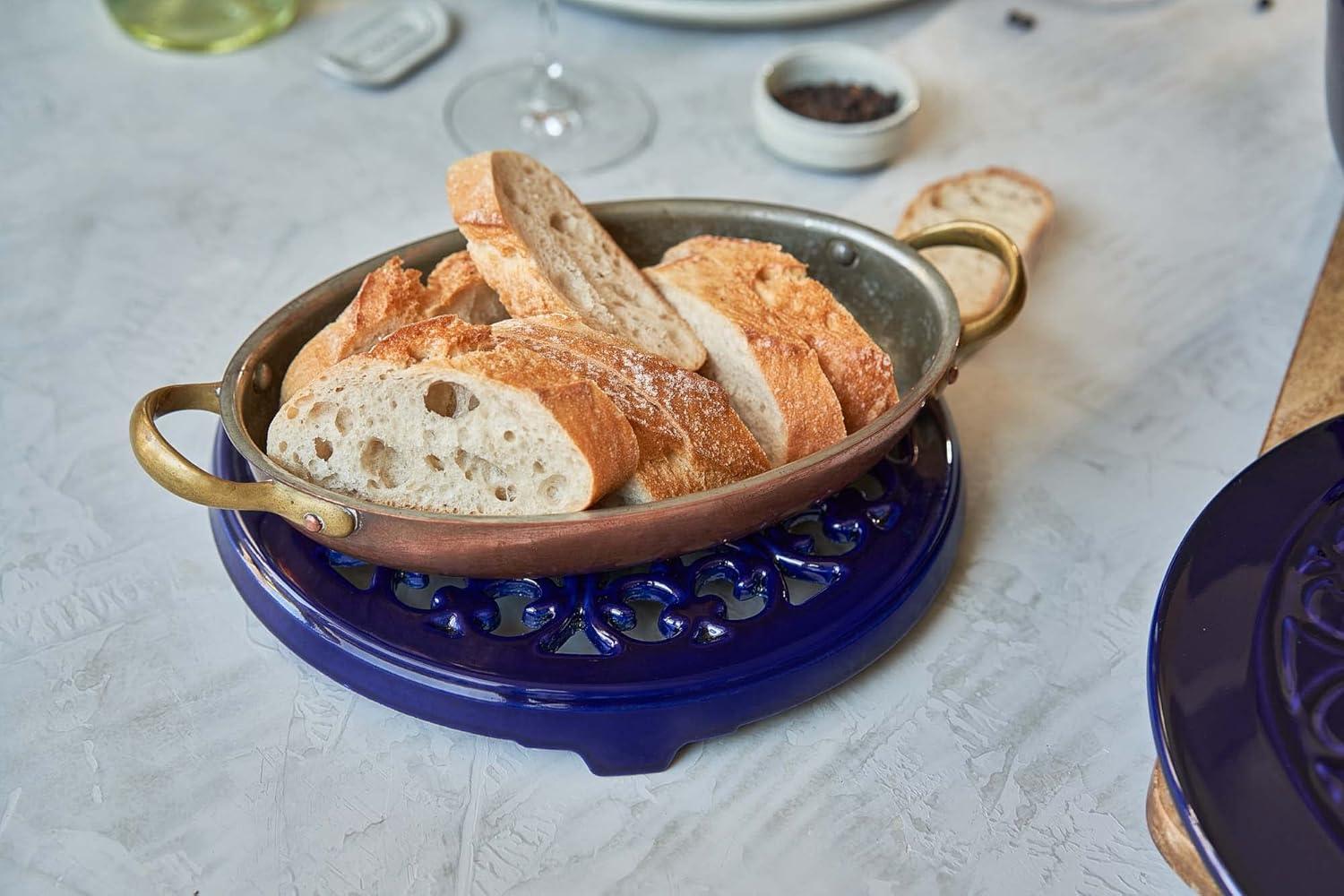 Staub Cast Iron Round Lilly Trivet