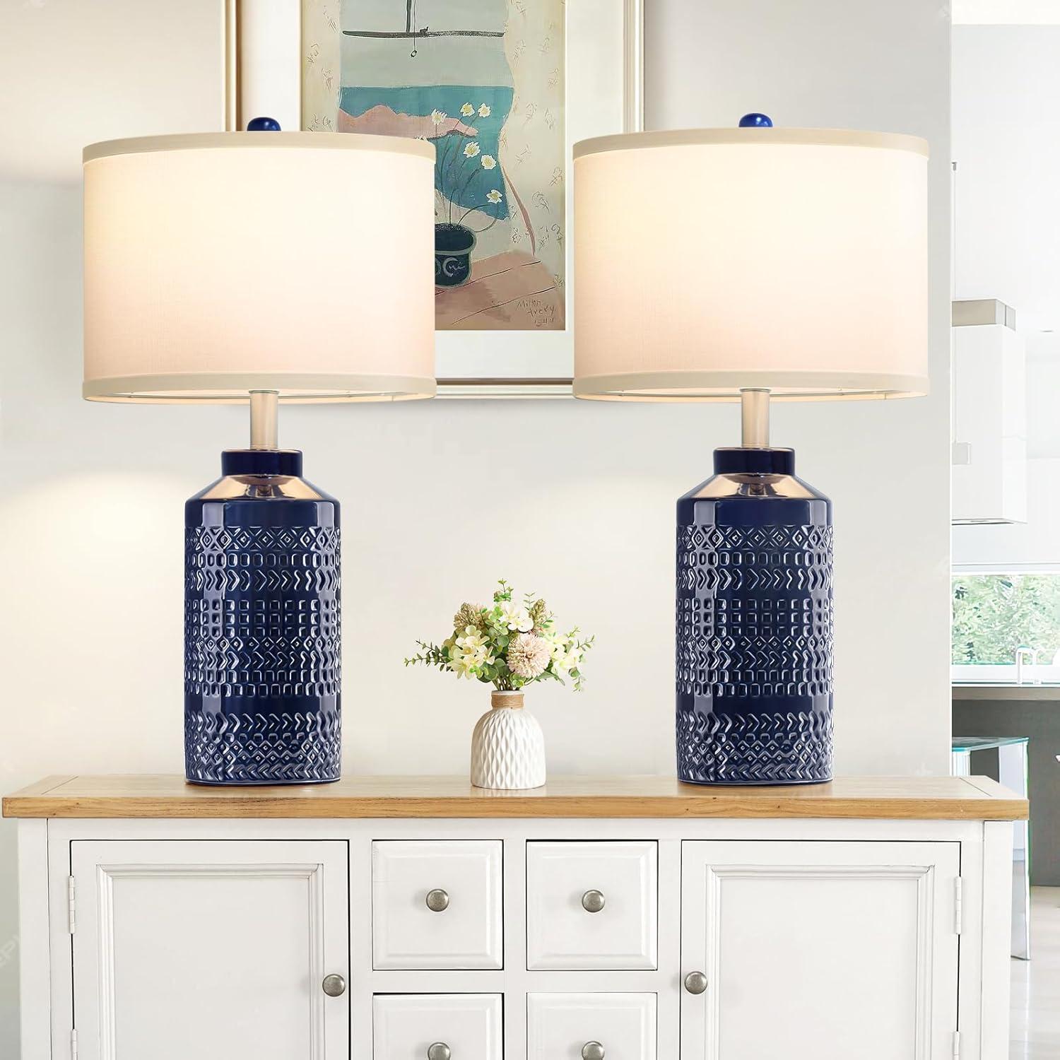 Creight Ceramic Table Lamp (Set of 2)