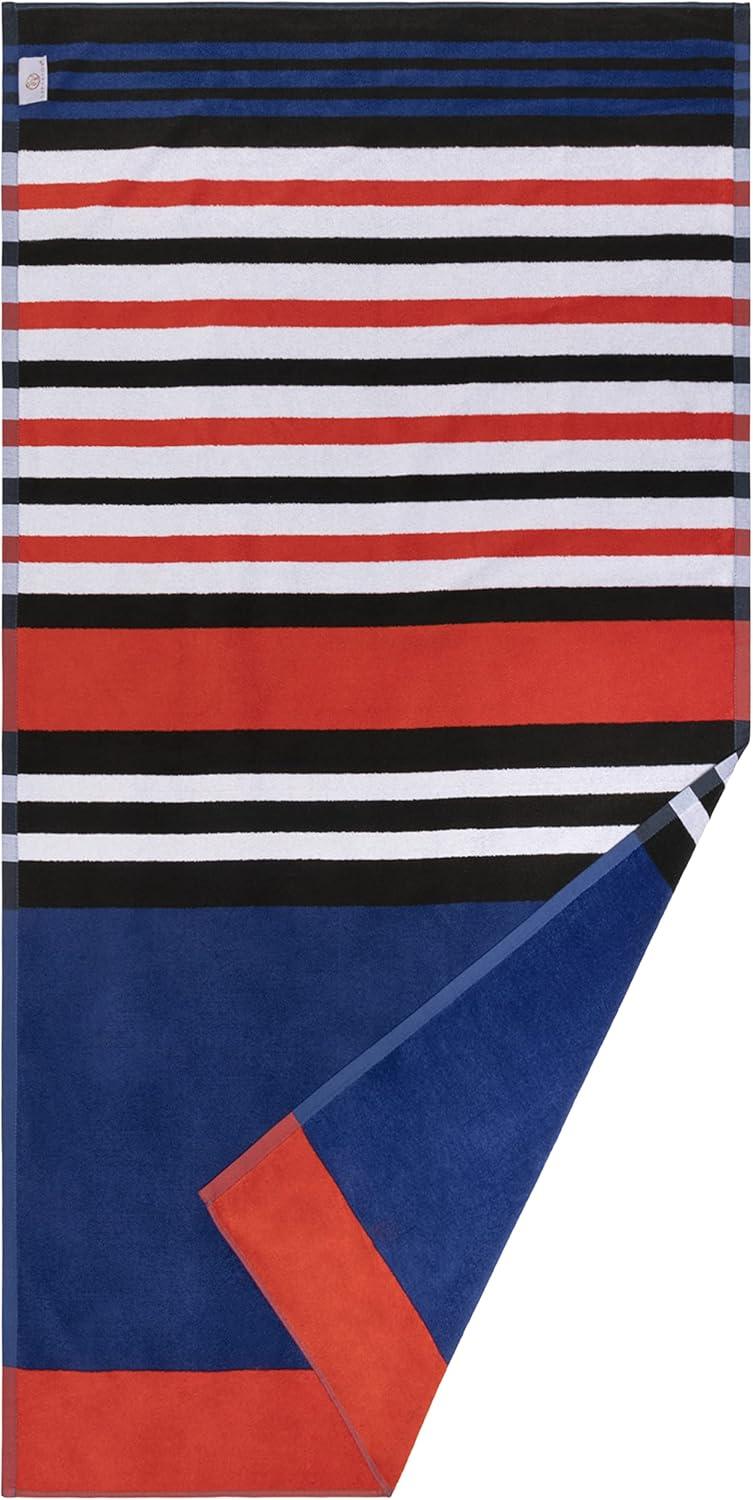 Impressions Fuschia Oversized Island Beach Towel