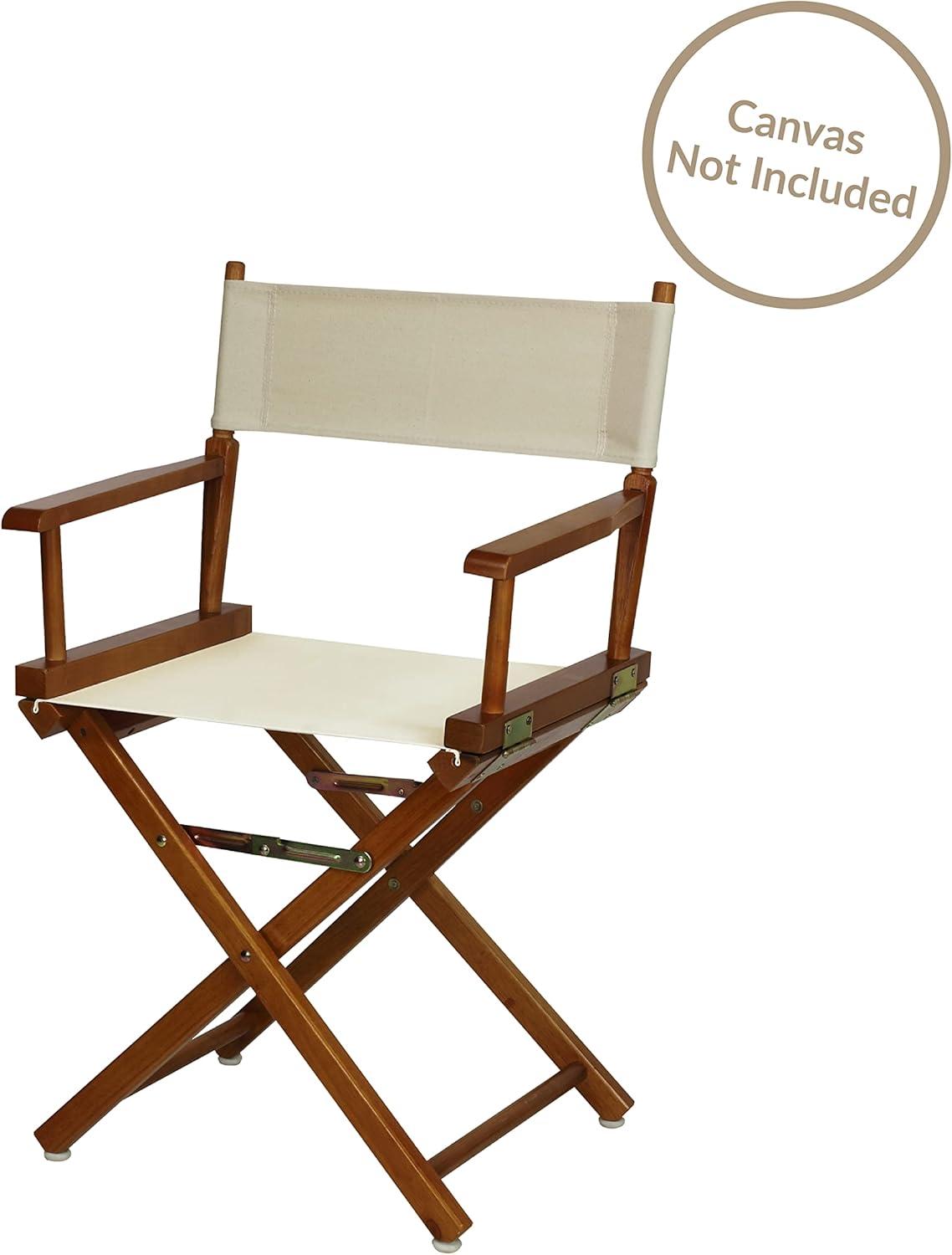 Casual Home 18-Inch Director Chair, Honey Oak Frame