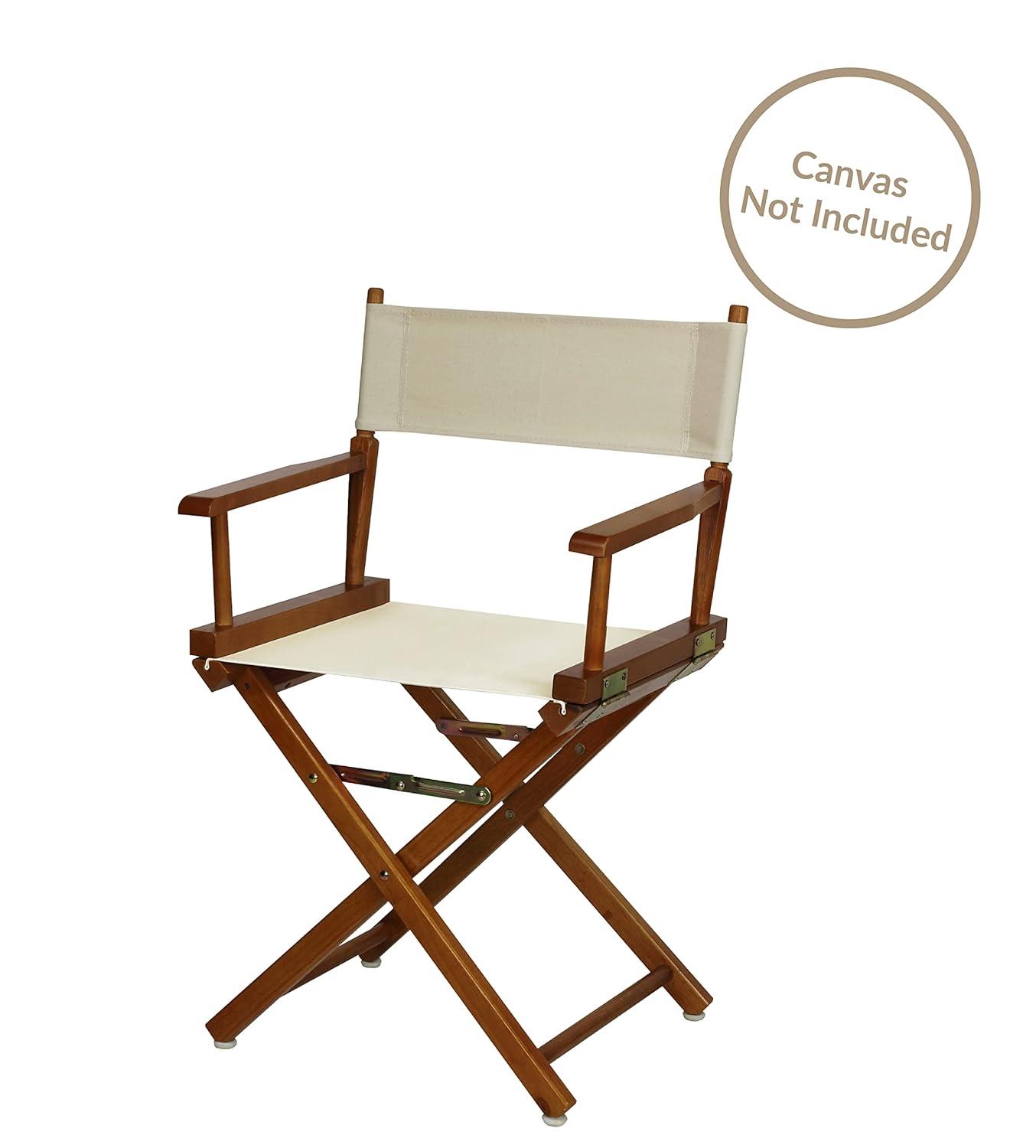 Casual Home 18-Inch Director Chair, Honey Oak Frame