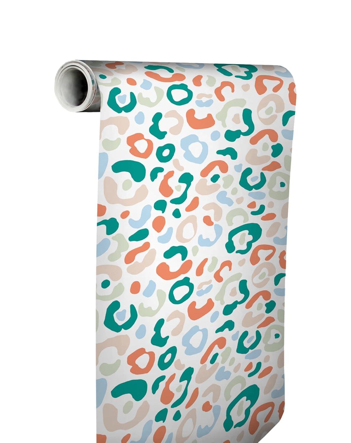 Aelfie Multi Warm Leopard Spots Peel & Stick Wallpaper