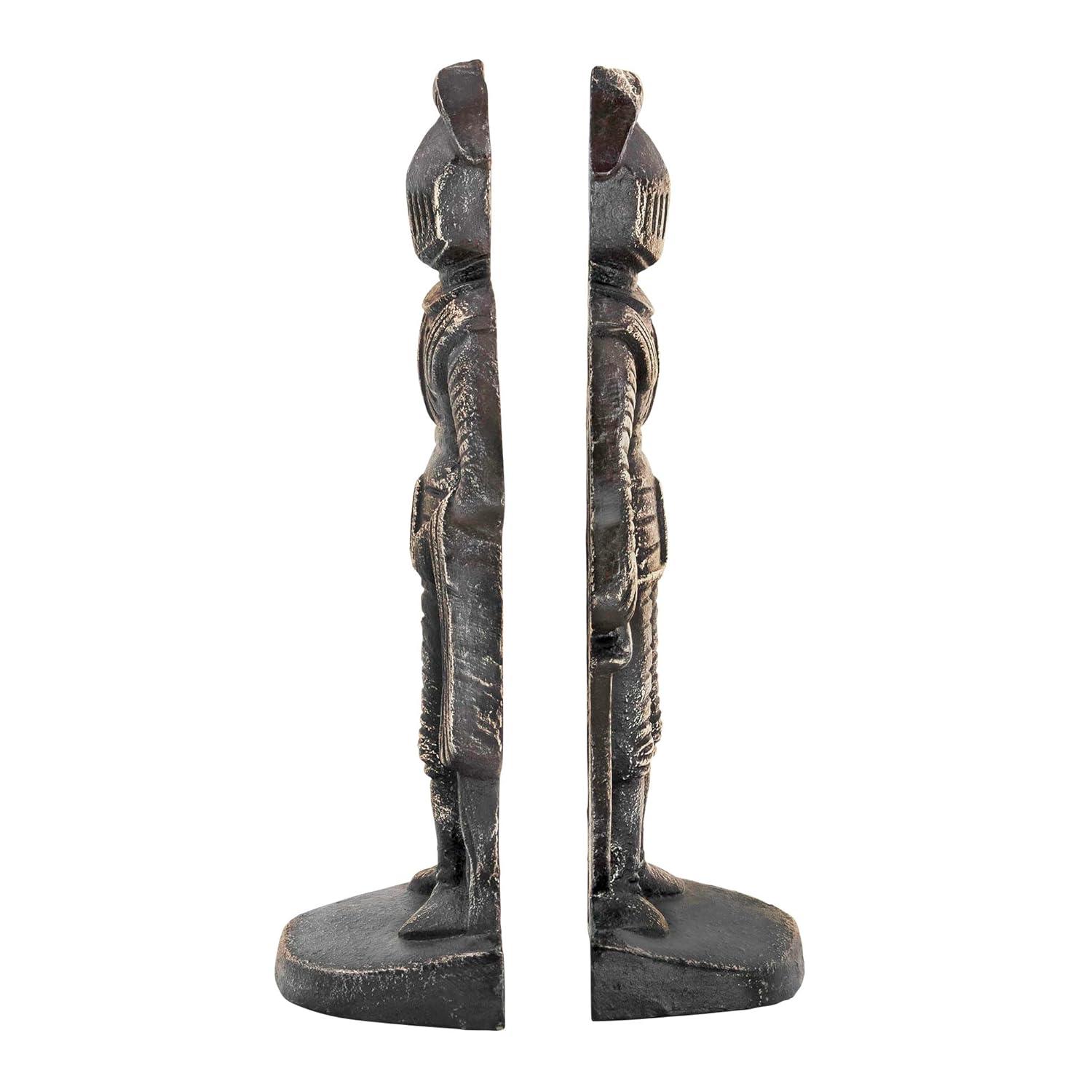 Design Toscano Medieval Knight Iron Bookends