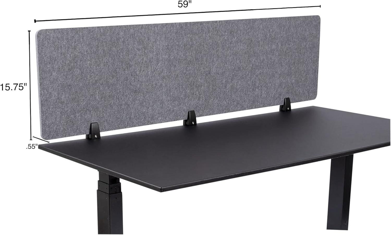 Stand Up Desk Store Fabric 1 Panel Desk Partition
