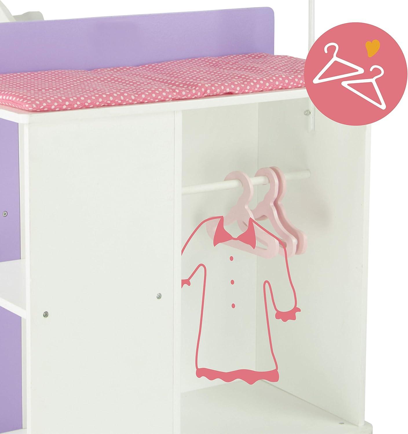 Olivia's Little World - Little Princess 18" Doll Furniture - Baby Changing Station with Storage