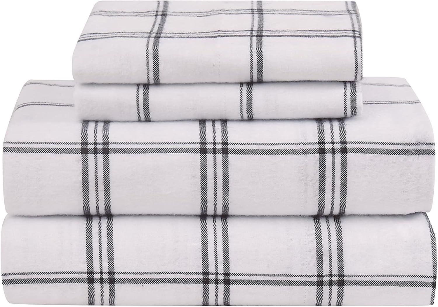 Truly Soft Bristol Plaid Flannel Sheet Set