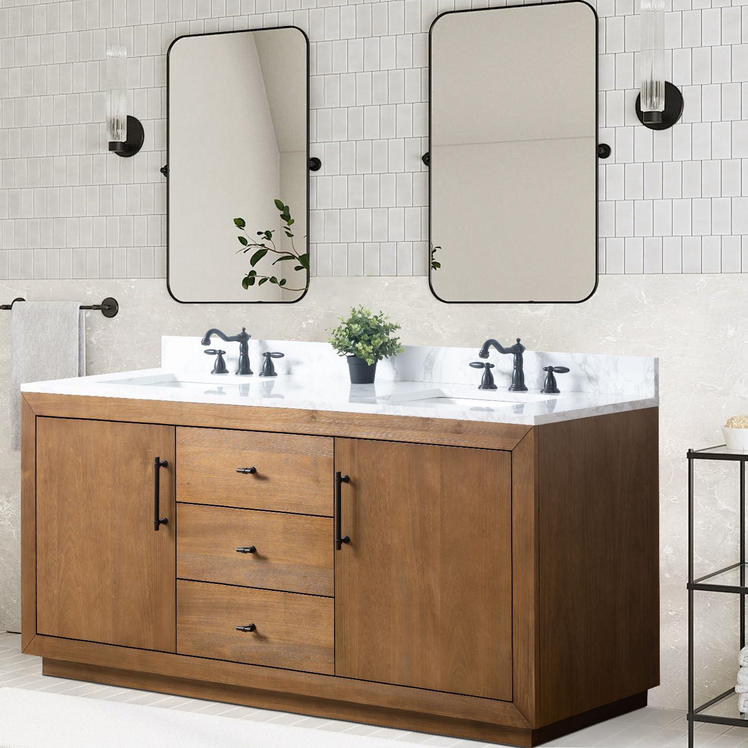 72" Free Standing Double Bathroom Vanity
