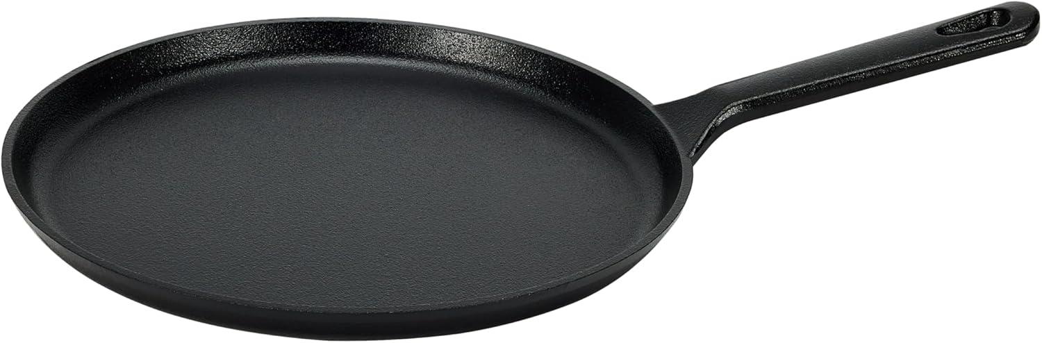 KITYDALK Pre-Seasoned Cast Iron 5-Piece Kitchen Cookware Set, Pots and Pans, Black, 14.17 x 12.2 x 10.63 in