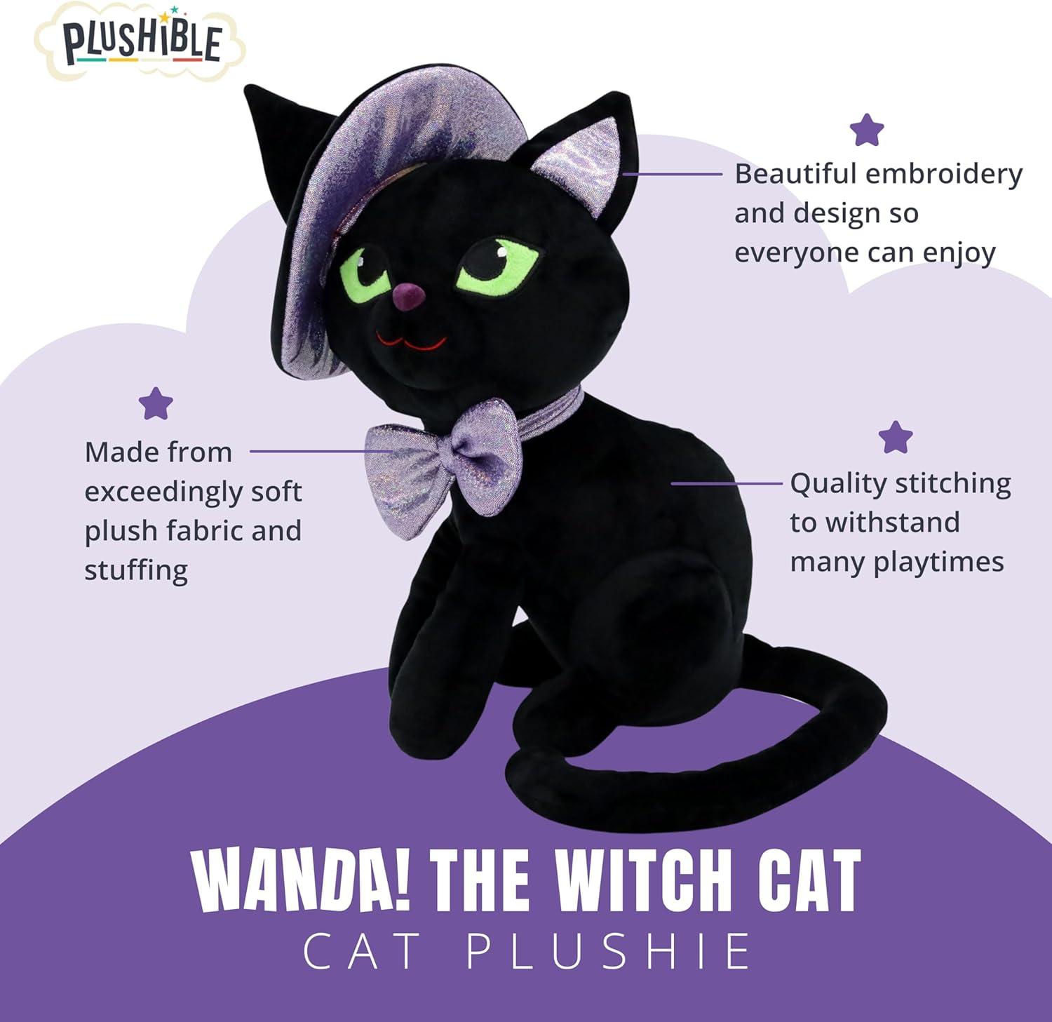 Wanda the Witch Cat 8" Stuffed Animal