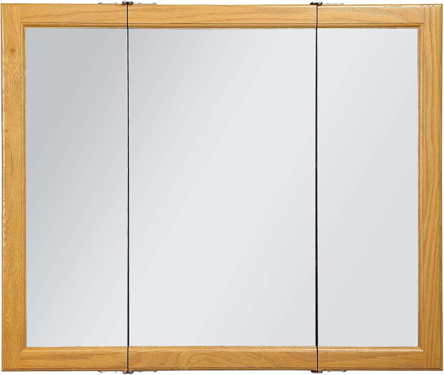 Claremont Wood Medicine Cabinet in Honey Oak 36-Inch