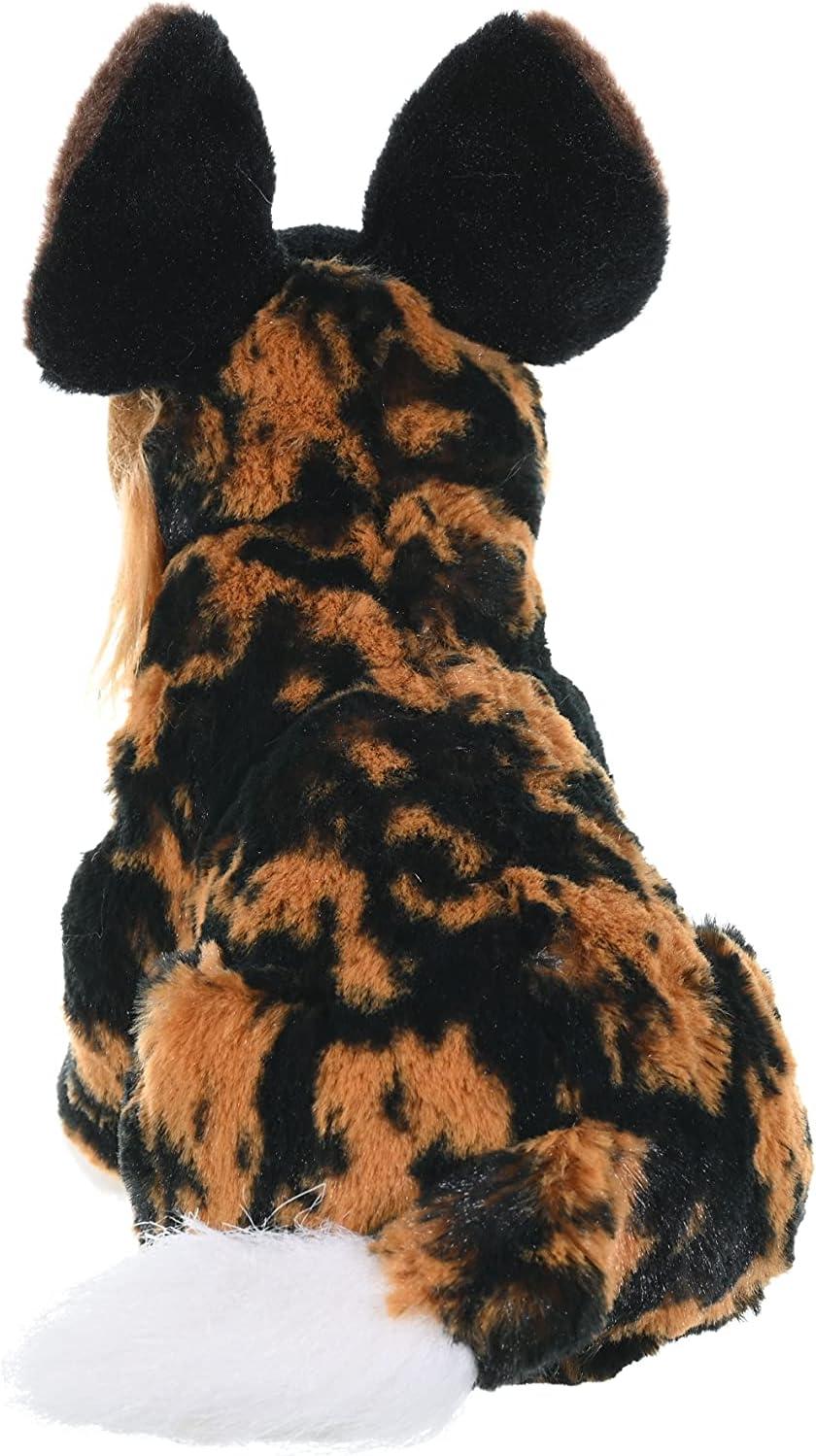 Wild Republic Cuddlekins Mini African Wild Dog Stuffed Animal, 8 Inches